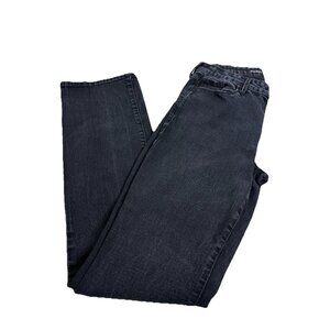 Old Navy 10 Tall (Actual  30x34) Kicker Boot Cut Black Jeans EUC